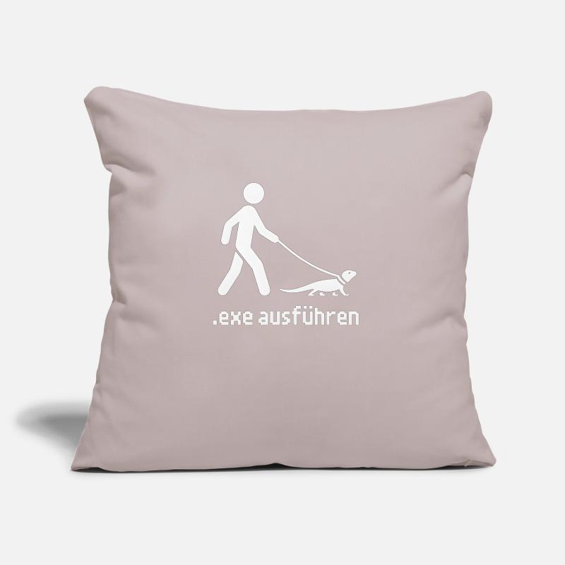 Programmer Computer Scientist EXE Execute Sofa pillowcase 17,3'' x 17,3'' (45 x 45 cm)
