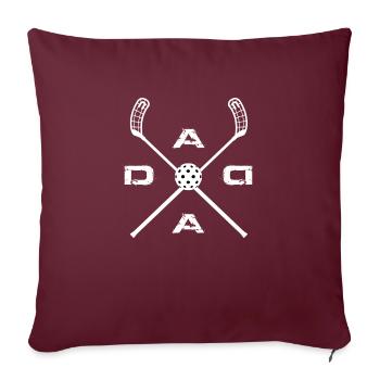 floorball floorball-papa floorball - Housse de coussin décorative 45 x 45 cm - bordeaux - Devant