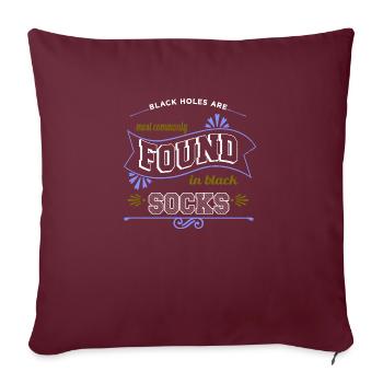 jokes astrophysics geek birthday night sky - Sofakissenbezug 45 x 45 cm - Burgunderrot - Vorne