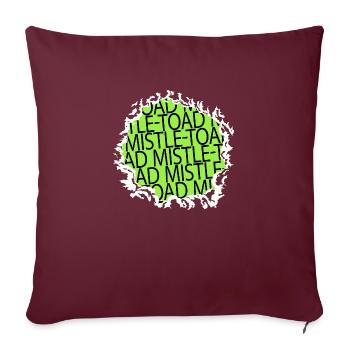 Dinosaur Moon Animal Cute Funny Quote - Sofa pillowcase 17,3'' x 17,3'' (45 x 45 cm) - burgundy - Front