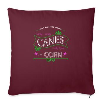 Bébé Arbre de Noël Beach Vacances Musculation - Housse de coussin décorative 45 x 45 cm - bordeaux - Devant