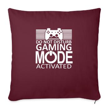 Gamer Jeu En Ligne Jeux Sur Ordinateur Arcade Neon - Housse de coussin décorative 45 x 45 cm - bordeaux - Devant