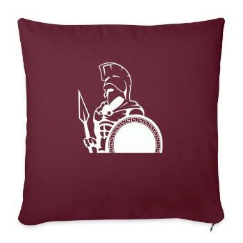 sparta warrior - Sofakissenbezug 45 x 45 cm - Burgunderrot - Vorne