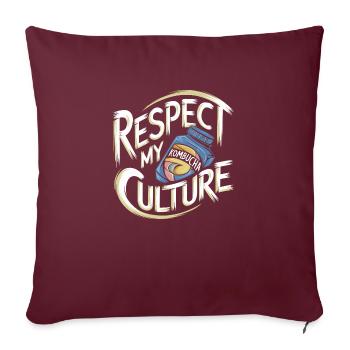 Montrez la passion des probiotiques - Housse de coussin décorative 45 x 45 cm - bordeaux - Devant