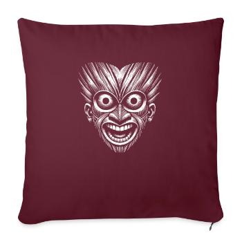Mask - Sofa pillowcase 17,3'' x 17,3'' (45 x 45 cm) - burgundy - Front