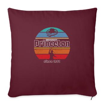 Indiana Jones Film Kultfilme der 80er Jahre - Sofakissenbezug 45 x 45 cm - Burgunderrot - Vorne