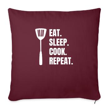 Cuisine Boulanger Cadeau Hobby Chef Chef Drôle - Housse de coussin décorative 45 x 45 cm - bordeaux - Devant