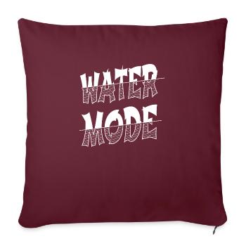 meilleur drôle de natation cyclisme anniversaire bday - Housse de coussin décorative 45 x 45 cm - bordeaux - Devant