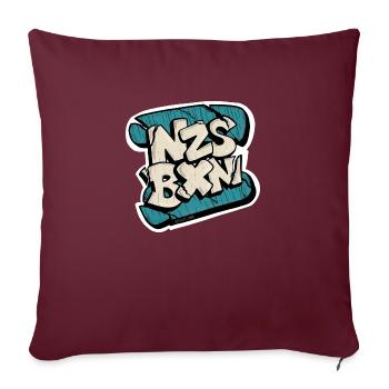 NZS BXN - Sofakissenbezug 45 x 45 cm - Burgunderrot - Vorne