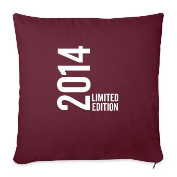 Édition limitée 2014 - Housse de coussin décorative 45 x 45 cm - bordeaux - Devant