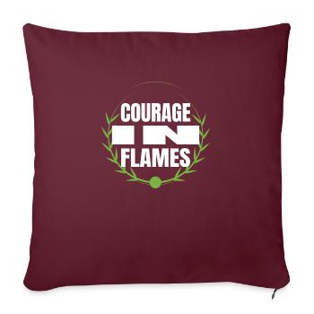 valor strength of character birthday present - Sofakissenbezug 45 x 45 cm - Burgunderrot - Vorne