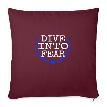 resilient courage cool bungee jumping safety bday - Sofakissenbezug 45 x 45 cm - Burgunderrot - Vorne