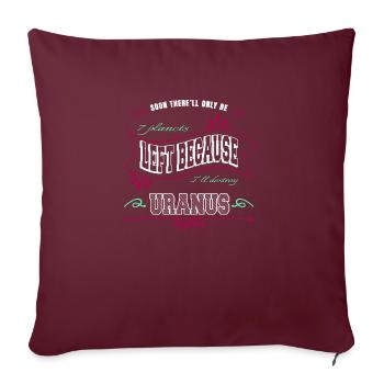 Art céleste génial anniversaire cadeau blague bday - Housse de coussin décorative 45 x 45 cm - bordeaux - Devant