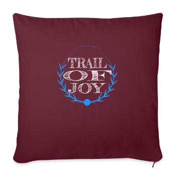 inner bliss biking fitness funny quote - Sofakissenbezug 45 x 45 cm - Burgunderrot - Vorne
