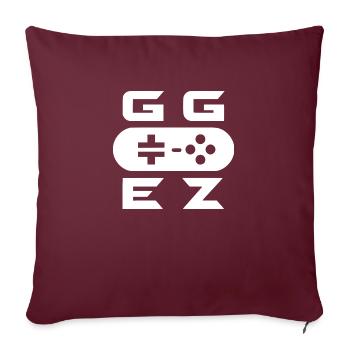 GG EZ - Sofa pillowcase 17,3'' x 17,3'' (45 x 45 cm) - burgundy - Front