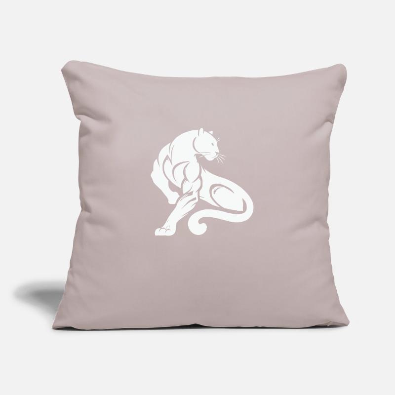 Panthère léopard Housse de coussin décorative 45 x 45 cm