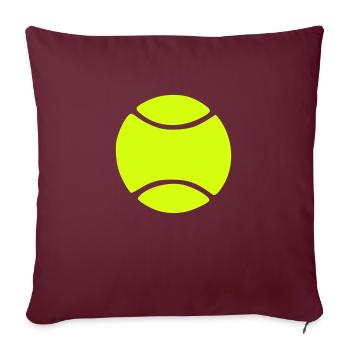 Tennis Ball - Sofa pillowcase 17,3'' x 17,3'' (45 x 45 cm) - burgundy - Front