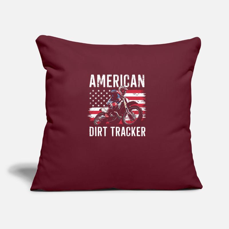 Flat Track Racing Passion Sofa pillowcase 17,3'' x 17,3'' (45 x 45 cm)