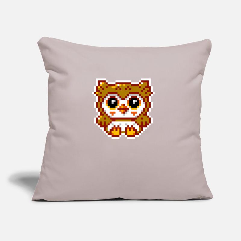 8bit Eule Sofakissenbezug 45 x 45 cm