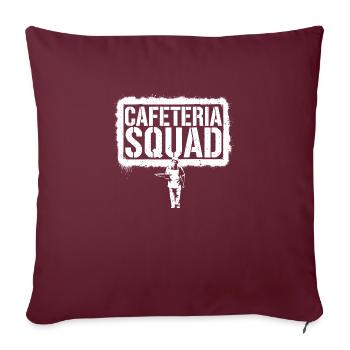 Enjoy together - Sofa pillowcase 17,3'' x 17,3'' (45 x 45 cm) - burgundy - Front