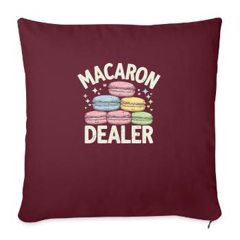 Style for those with a sweet tooth - Sofa pillowcase 17,3'' x 17,3'' (45 x 45 cm) - burgundy - Front