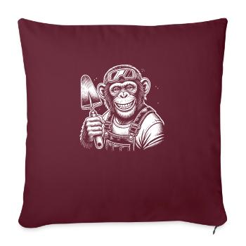 Bricklayer - Sofa pillowcase 17,3'' x 17,3'' (45 x 45 cm) - burgundy - Front