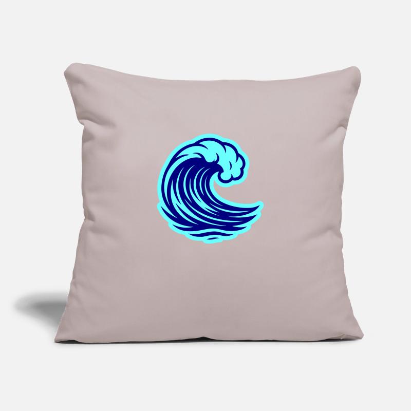 Wave Ocean Sofa pillowcase 17,3'' x 17,3'' (45 x 45 cm)