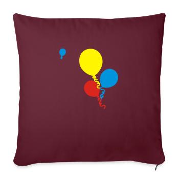 ballons - Sofakissenbezug 45 x 45 cm - Burgunderrot - Vorne