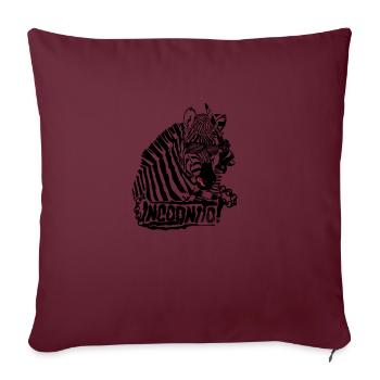 Incognito - Housse de coussin décorative 45 x 45 cm - bordeaux - Devant