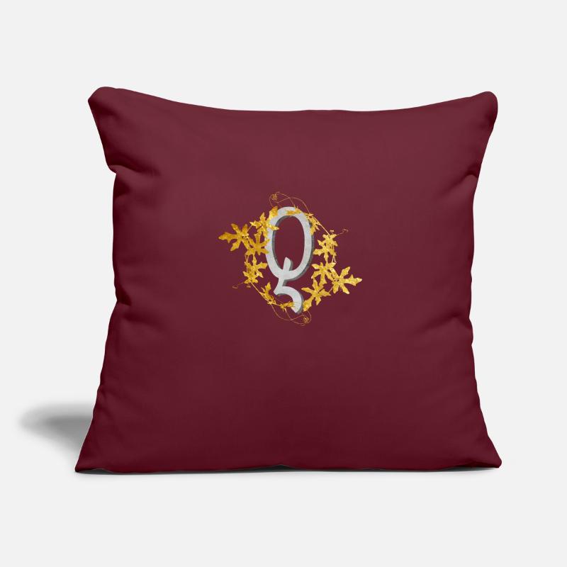 monogram-Q Sofa pillowcase 17,3'' x 17,3'' (45 x 45 cm)