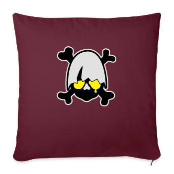 Kali hero - Housse de coussin décorative 45 x 45 cm - bordeaux - Devant