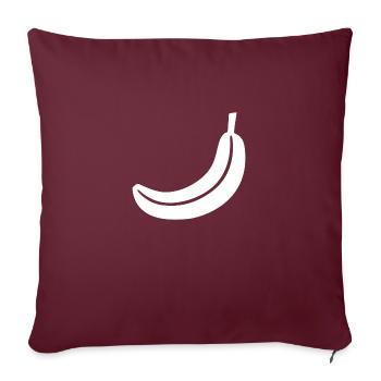 Banana Symbol Design Your Own - Sofa pillowcase 17,3'' x 17,3'' (45 x 45 cm) - burgundy - Front
