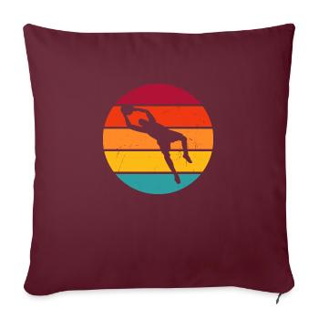 Football Gardien de but Footballeurs Gardiens de but Gardiens de but - Housse de coussin décorative 45 x 45 cm - bordeaux - Devant