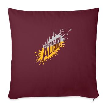 Spritzer peut contenir de l’alcool - Housse de coussin décorative 45 x 45 cm - bordeaux - Devant