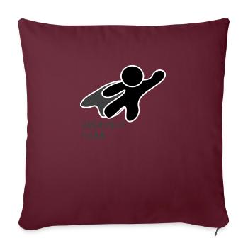 Si vous êtes aussi un héros de tous les jours - Housse de coussin décorative 45 x 45 cm - bordeaux - Devant