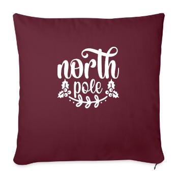 North Pole - Sofakissenbezug 45 x 45 cm - Burgunderrot - Vorne