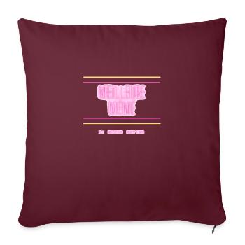 Meilleure MÉMÉ - Housse de coussin décorative 45 x 45 cm - bordeaux - Devant