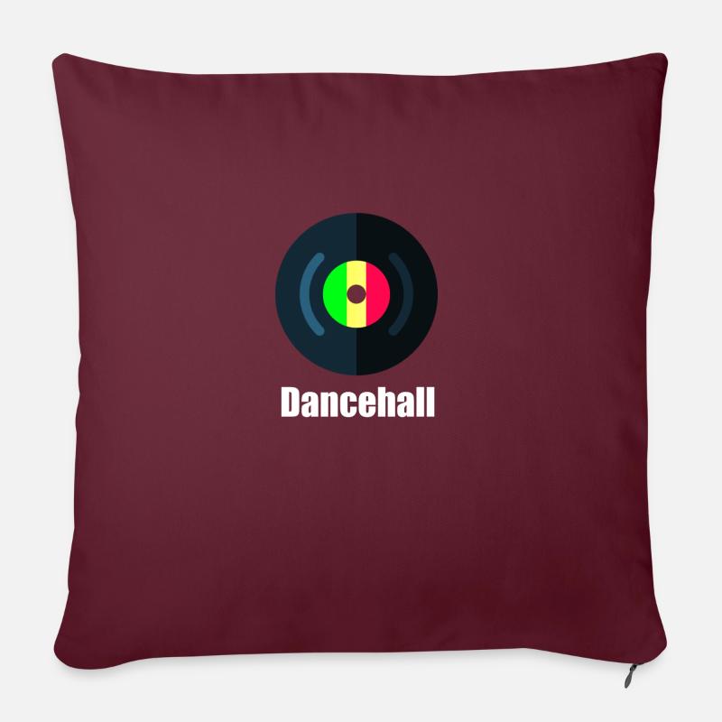 Dancehall - Sofakissenbezug 45 x 45 cm - Burgunderrot