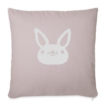 Dear kawaii Face - Sofa pillowcase 17,3'' x 17,3'' (45 x 45 cm) - light taupe - Front