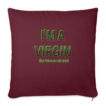 sagesse citations bouddha texte vie vierge - Housse de coussin décorative 45 x 45 cm - bordeaux - Devant