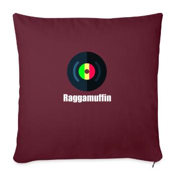 Raggamuffin - Sofakissenbezug 45 x 45 cm - Burgunderrot - Vorne
