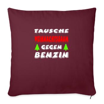 Auto - Sofakissenbezug 45 x 45 cm - Burgunderrot - Vorne
