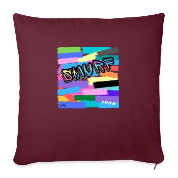 "HIP HOP TEE-SHIRT - Housse de coussin décorative 45 x 45 cm - bordeaux - Devant
