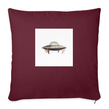 UFO - Sofa pillowcase 17,3'' x 17,3'' (45 x 45 cm) - burgundy - Front