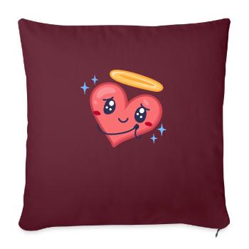 Cadeau maman original , Cadeau maman original - Housse de coussin décorative 45 x 45 cm - bordeaux - Devant