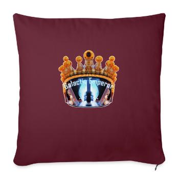Galactic Emperor - Sofa pillowcase 17,3'' x 17,3'' (45 x 45 cm) - burgundy - Front