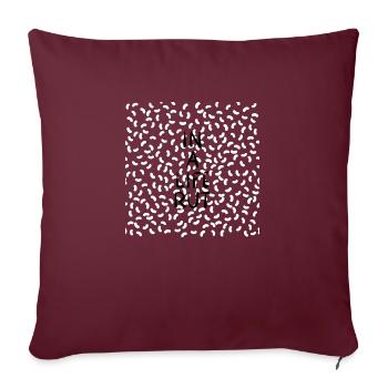 Safari Zoo Animal Safari Zoo - Housse de coussin décorative 45 x 45 cm - bordeaux - Devant