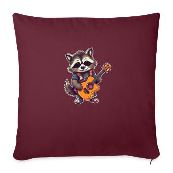 Si c’est trop bruyant, vous êtes trop vieux ! Art - Housse de coussin décorative 45 x 45 cm - bordeaux - Devant