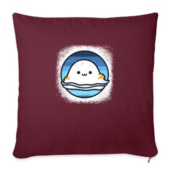 mammal cute animals animal welfare clthsbfrhs fun - Sofakissenbezug 45 x 45 cm - Burgunderrot - Vorne
