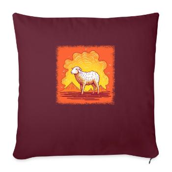 Citation de vêtements d’anatomie pour adultes sales et effrayants - Housse de coussin décorative 45 x 45 cm - bordeaux - Devant